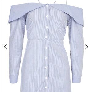 Blue Stripped Topshop Dress